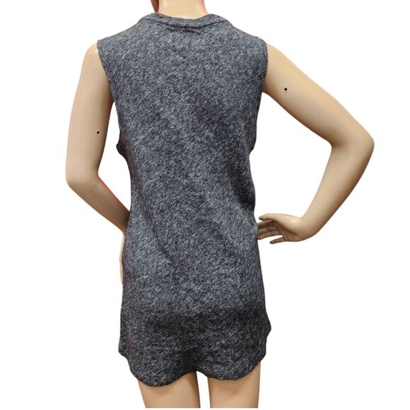Everlane The Sweater Muscle Tank Cotton Wool Blend in charcoal Gray - Picture 9 of 11